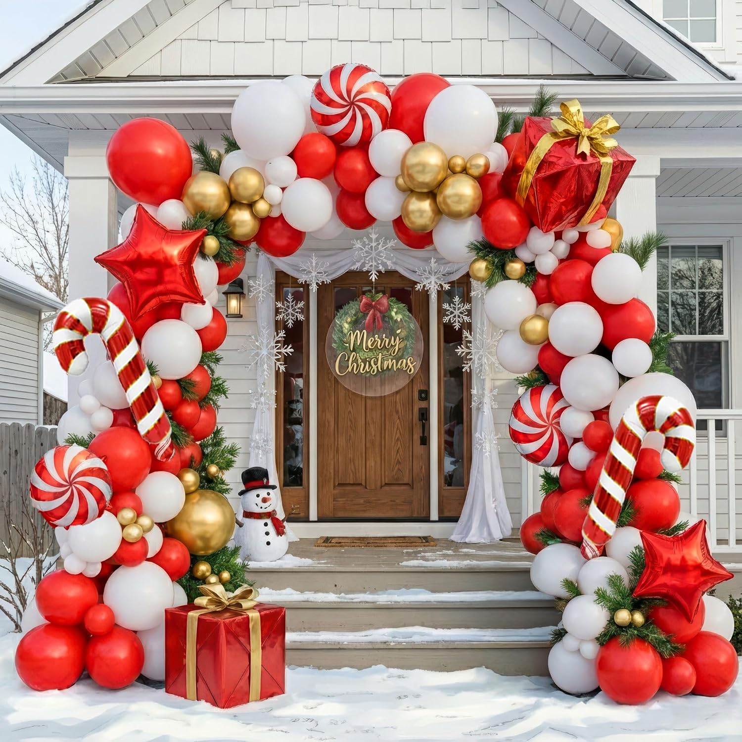 Balloon Arch Kit - Zestaw 139 szt. balonów świątecznych, girlanda