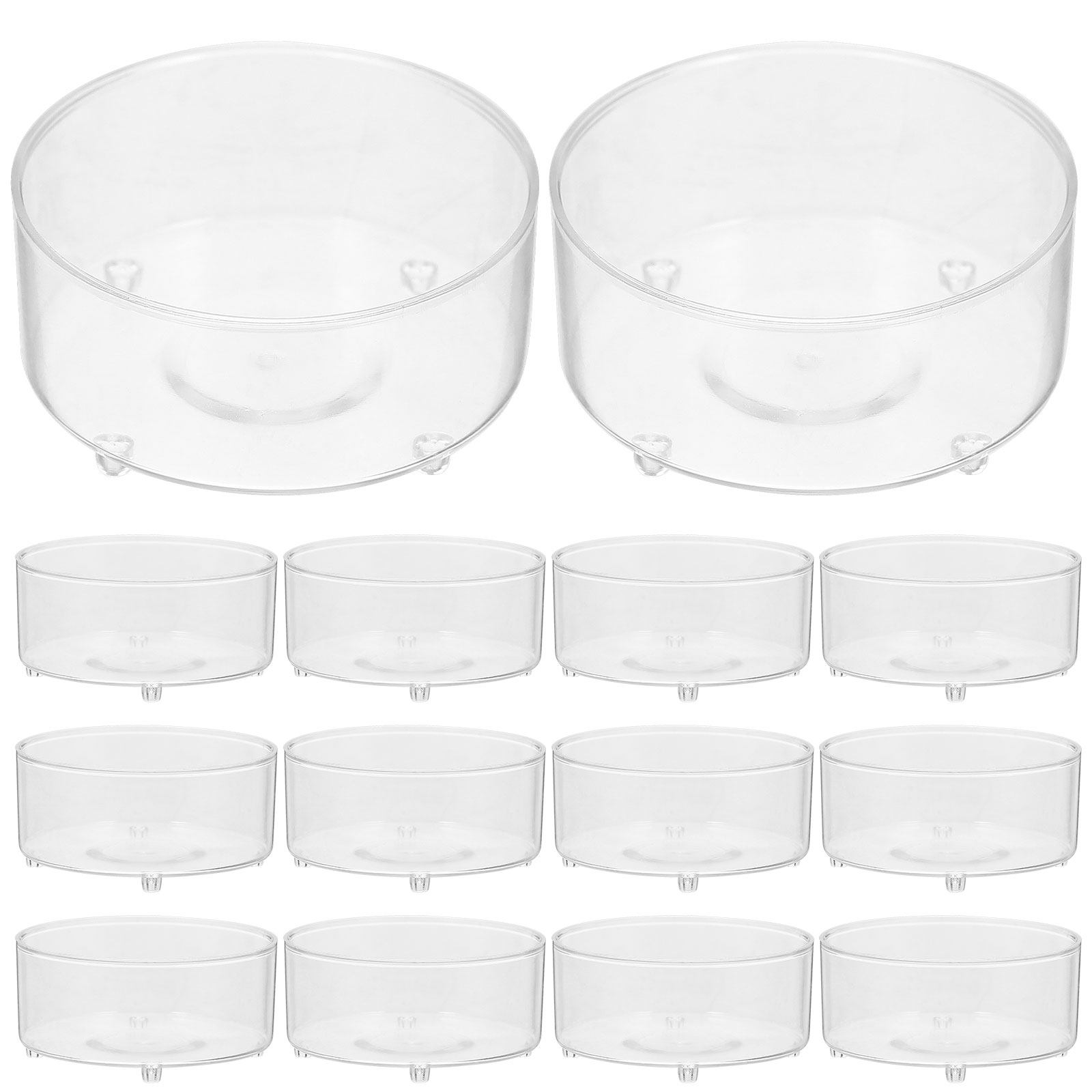 Plastic Cup 50Pcs - 50 sztuk plastikowych pojemników na świece