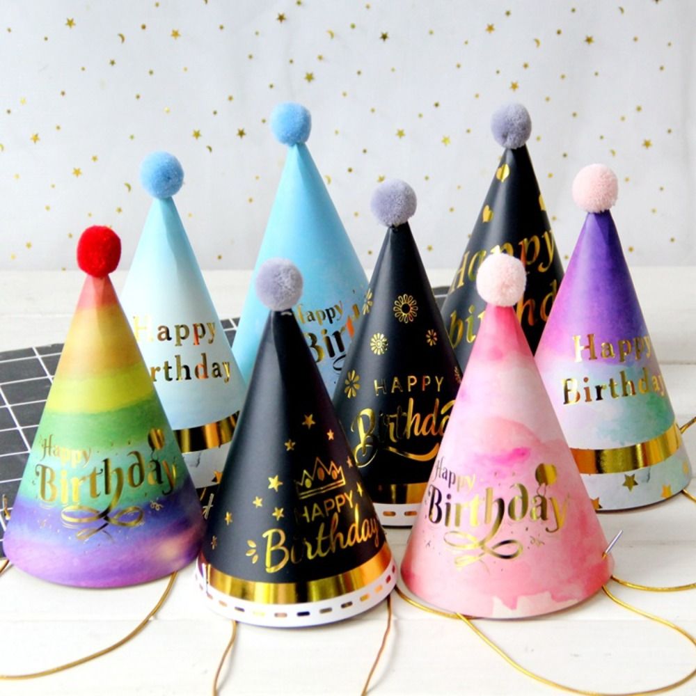 Party Hat Cone - Wszystkiego najlepszego z okazji urodzin kapelusze