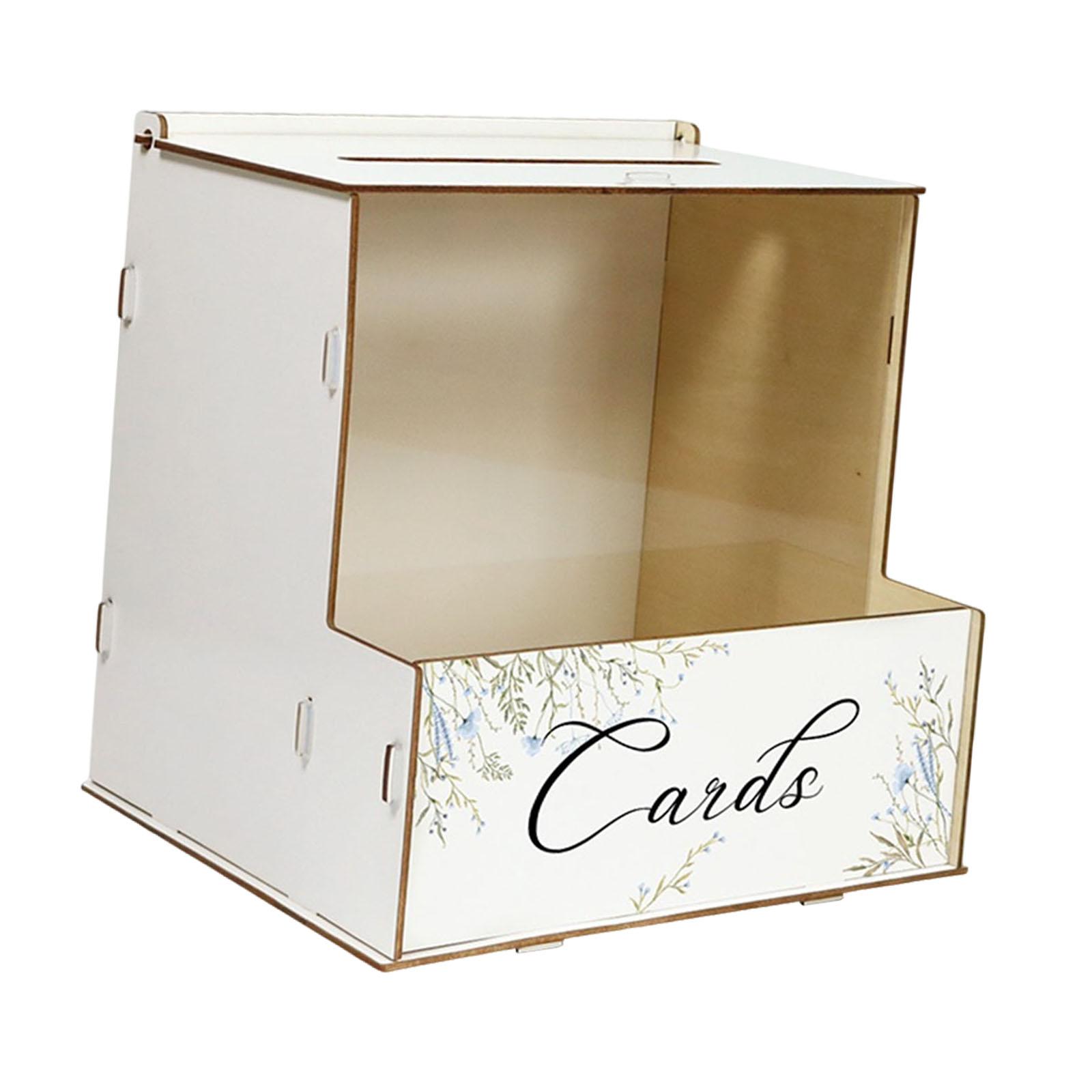 Event Party Box - Personalizowane, rustykalne pudełko na kartki ślubne
