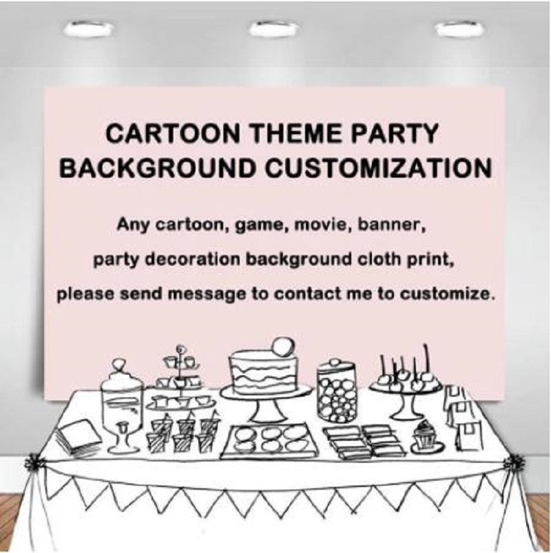 Tło fotograficzne Urodzinowe P – Dessert Table Backdrop recenzja i cena