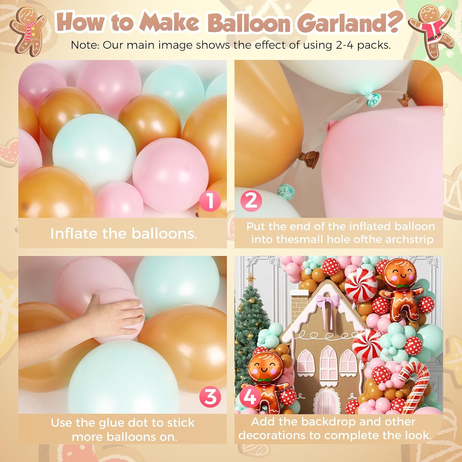 160 szt. Zestaw Girlandy z Bal – Balloon Arch Kit recenzja i cena