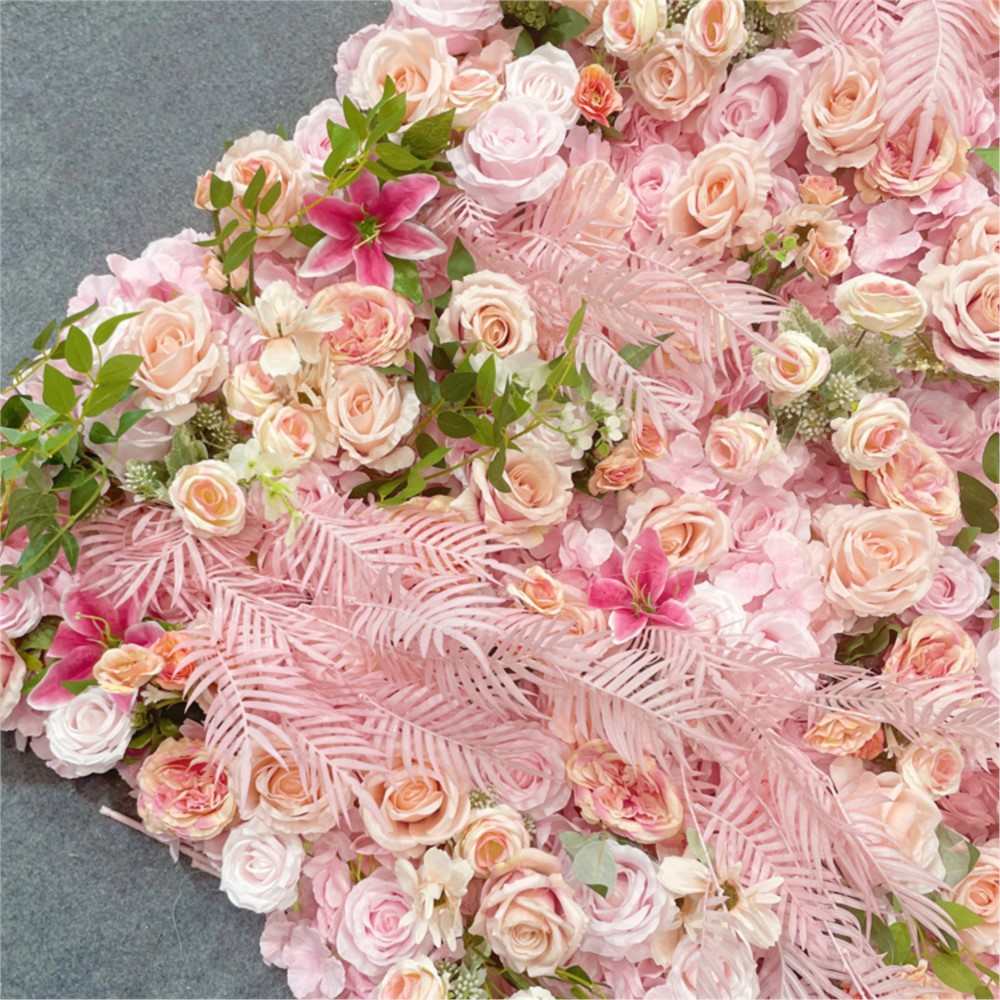Uflower 5D Pink Rose Cloth Flo – Flower Wall Panel recenzja i cena