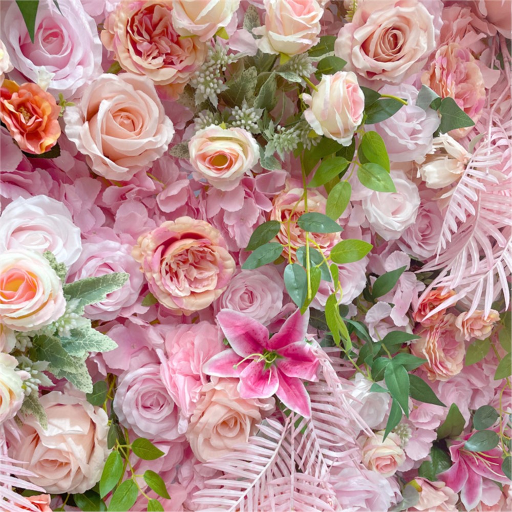 Uflower 5D Pink Rose Cloth Flo – Flower Wall Panel recenzja i cena