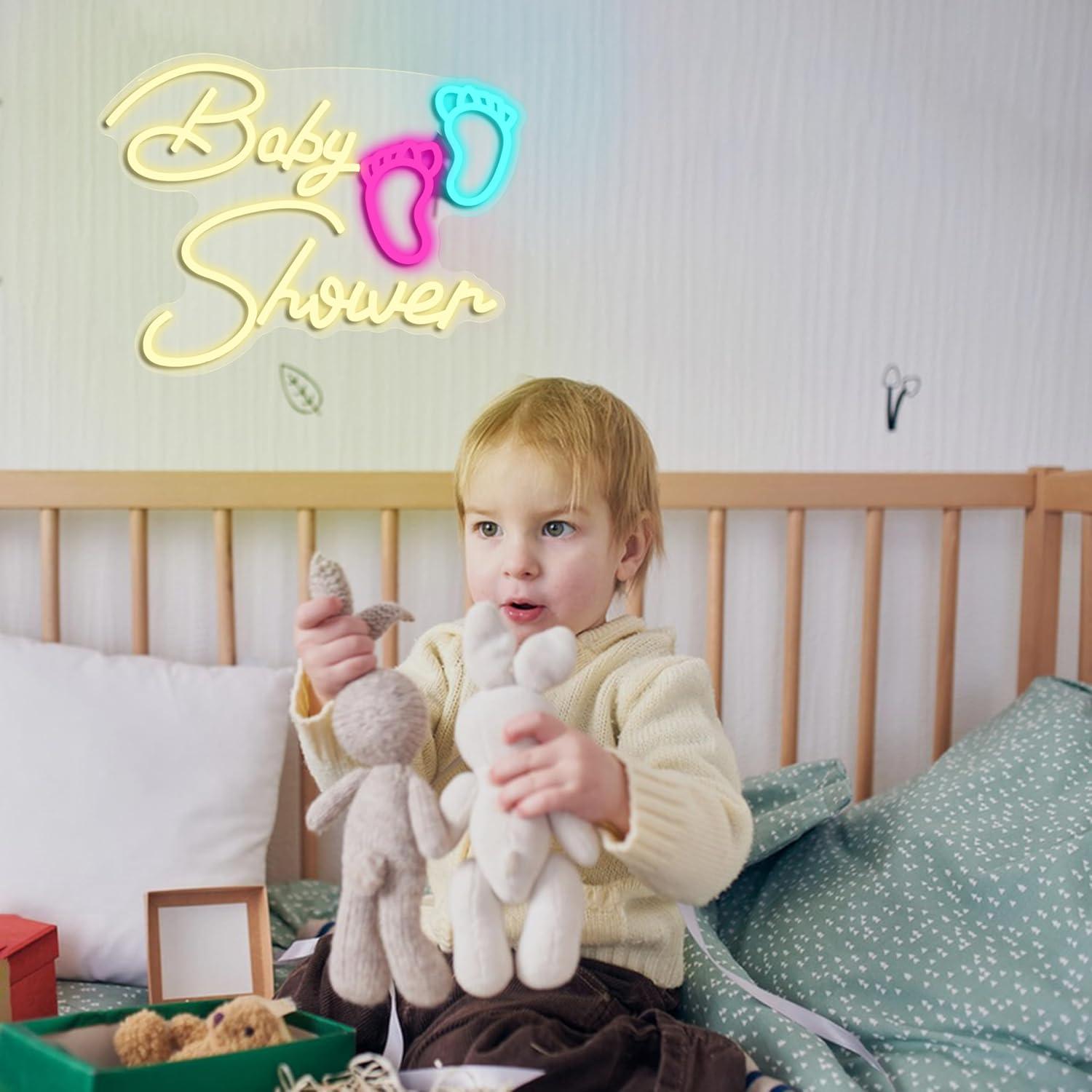 Neonowy napis Baby Shower Oh B – Neon Sign Party recenzja i cena