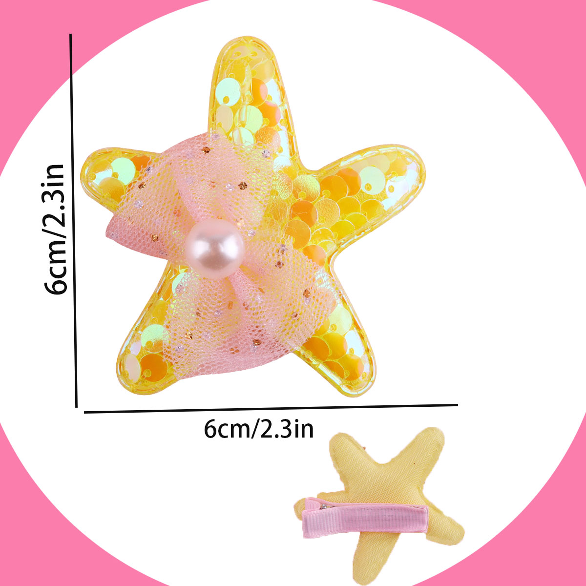 1/7 SZT. Spinki do włosów dla  – Glitter Tablecloth recenzja i cena
