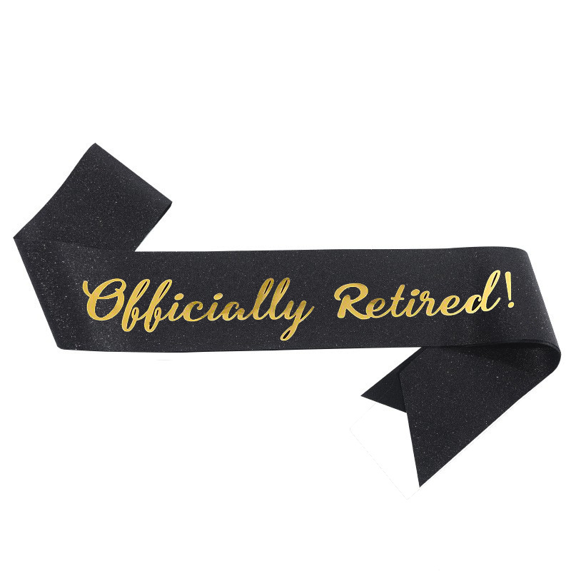 Oficjalnie emerytowana szarfa  – Birthday Sash Glitter recenzja i cena