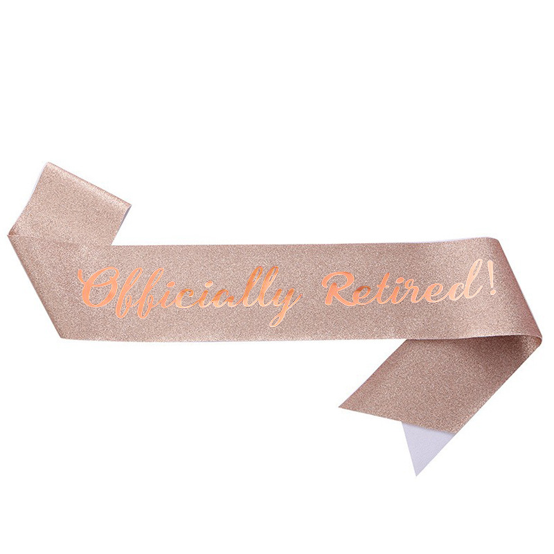 Oficjalnie emerytowana szarfa  – Birthday Sash Glitter recenzja i cena