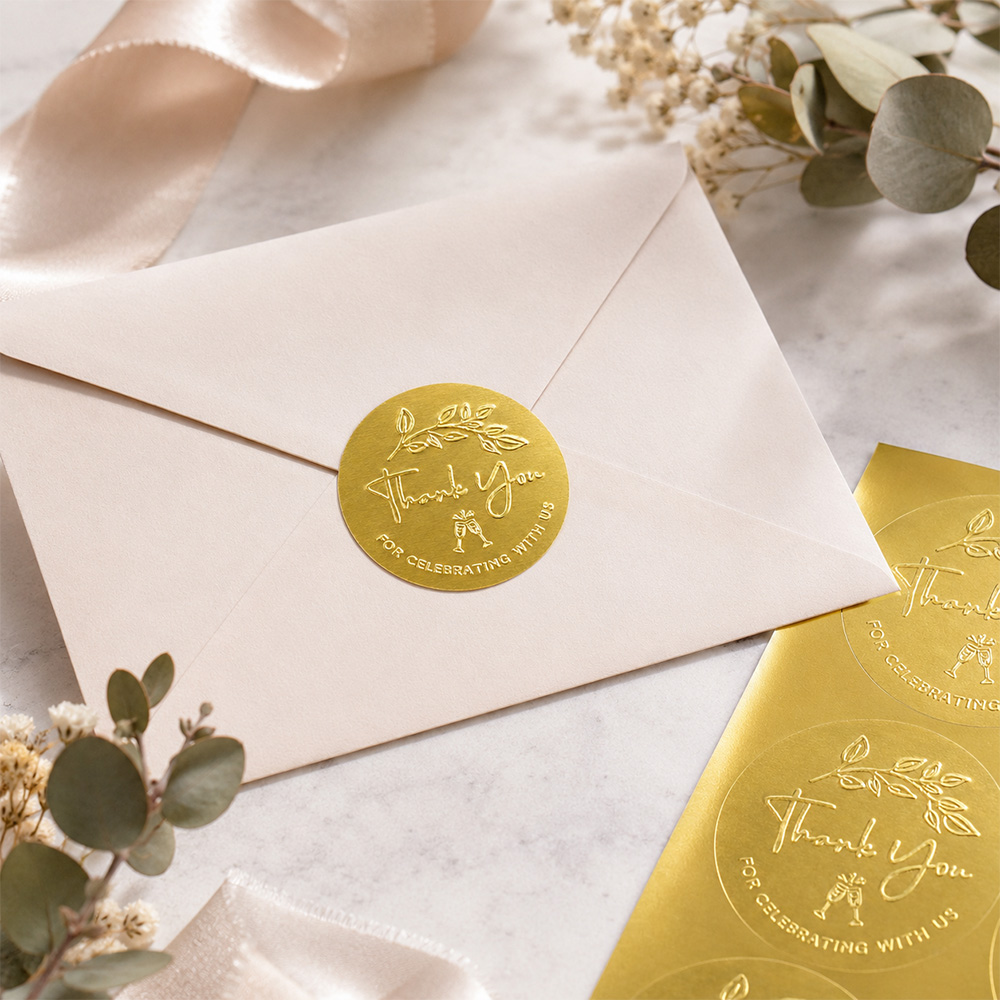 100 szt. Naklejek z podziękowa – Party Favor Bag recenzja i cena