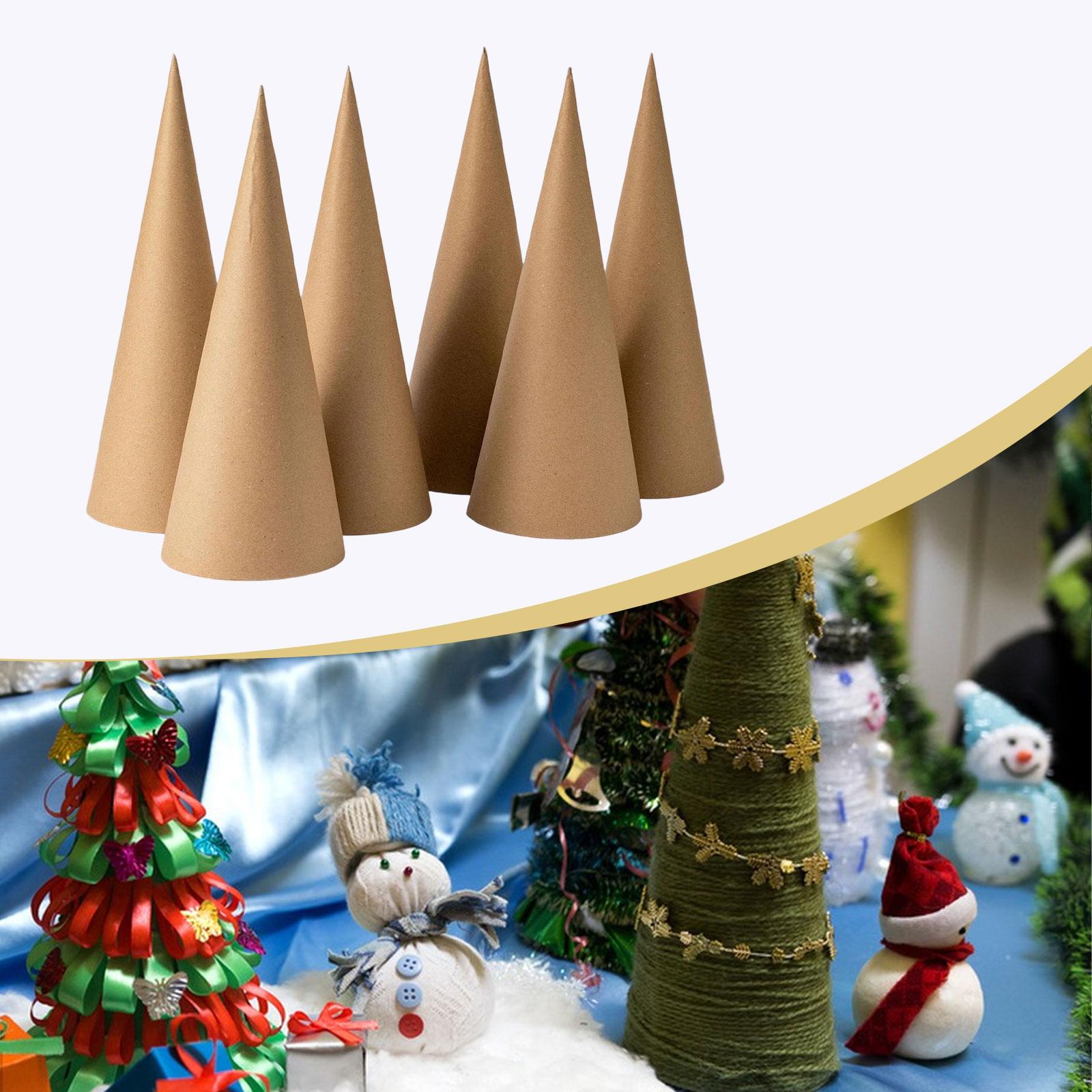 6 szt. Stożków z papieru kraft – Party Hat Cone recenzja i cena