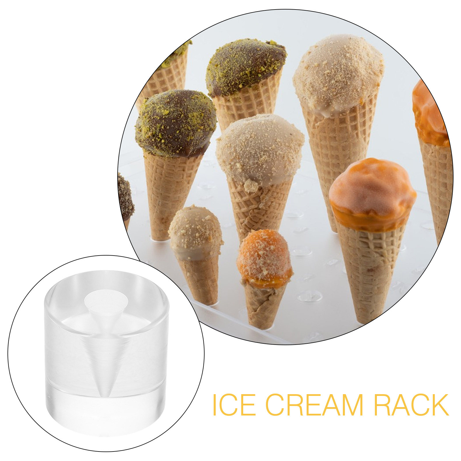Przezroczysty stojak akrylowy  – Cotton Candy Cone recenzja i cena