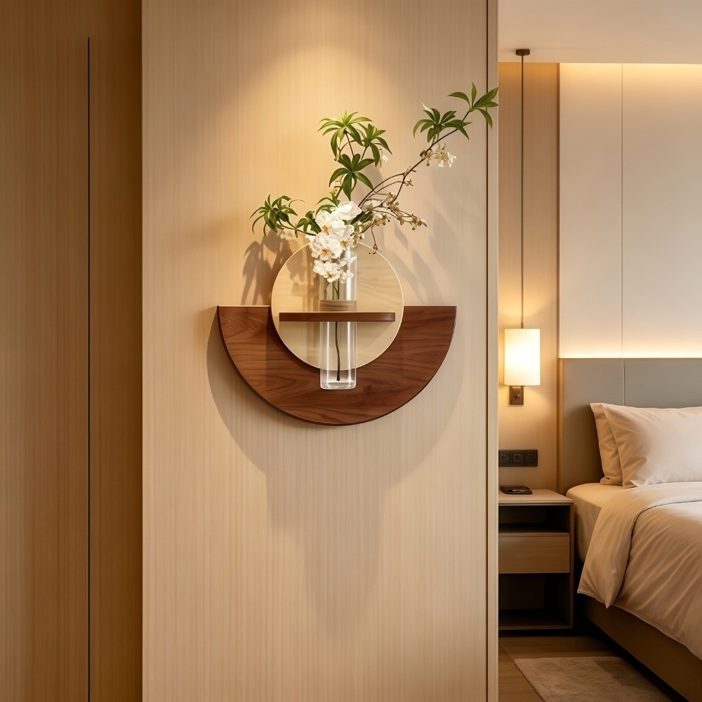 Owalna drewniana półka ścienna – Flower Wall Panel recenzja i cena