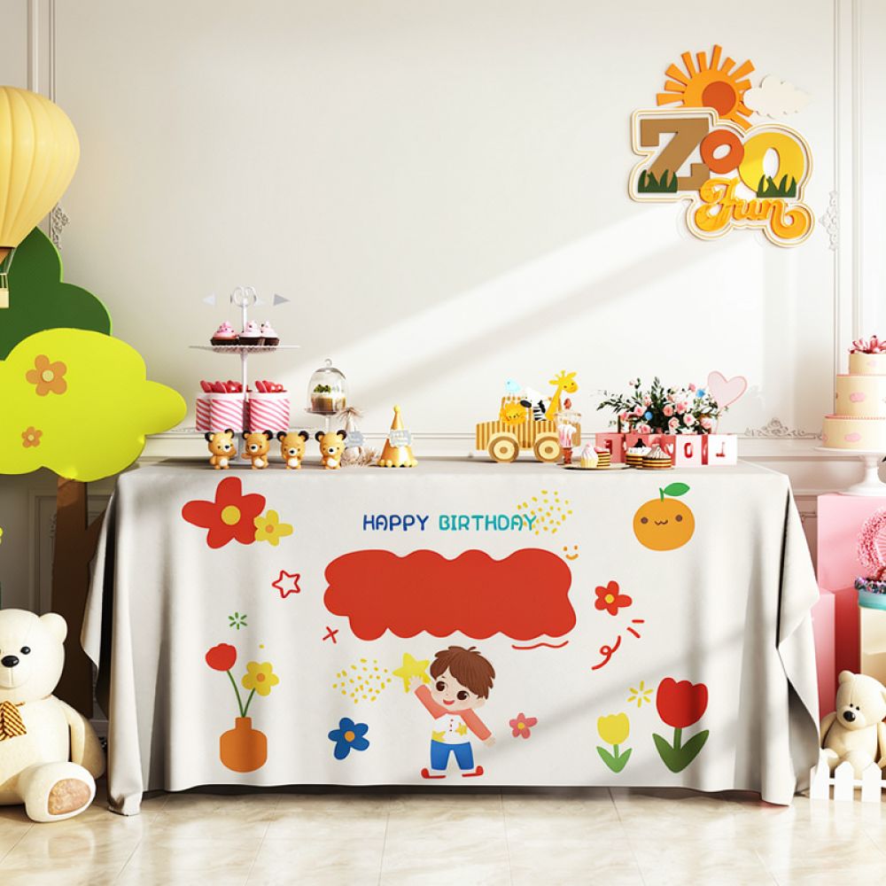 Świąteczna obrusowa dekoracja  – Dessert Table Backdrop recenzja i cena